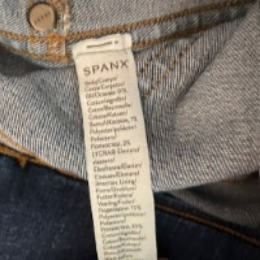 Spanx Pull On Ankle Skinny Jeans Medium - image 5
